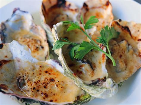 Huîtres gratinées toutes simples Recette de Huîtres gratinées toutes