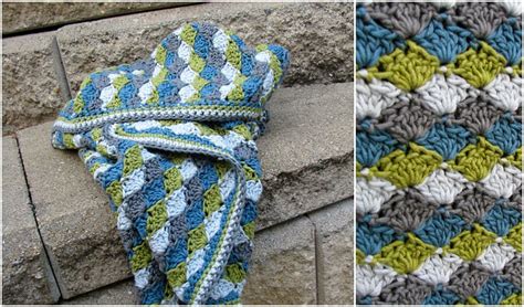 .baby blanket shell stitch tags : Easy Shell Stitch Baby Blanket Crochet Pattern | Crochet ...