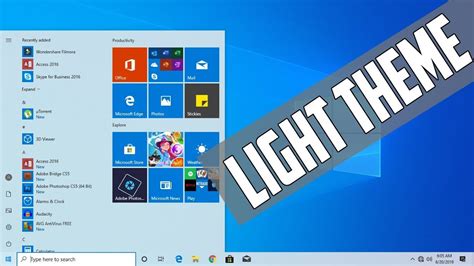 How To Enable Light Mode In Windows 10 2019 Tricknology Youtube