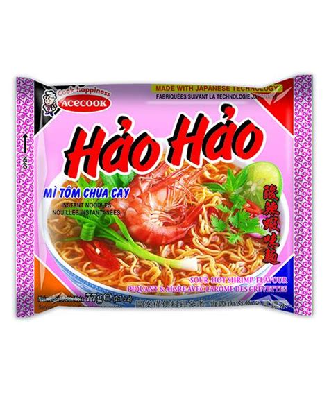 Hao Hao Instant Noodles Hot And Sour Shrimp Flavour Exotic World Foods