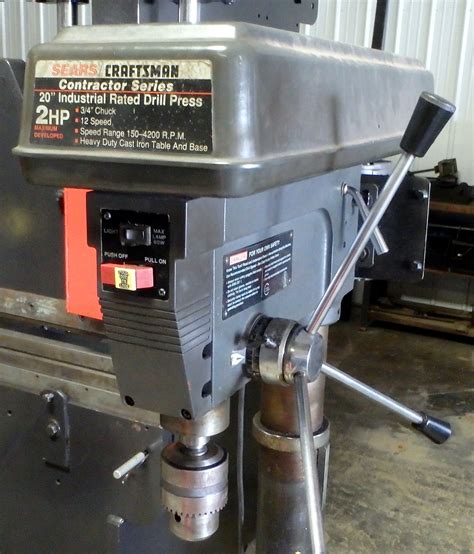 Searscraftsman Contractor Series 20 Industrial Rated Drill Press 2hp