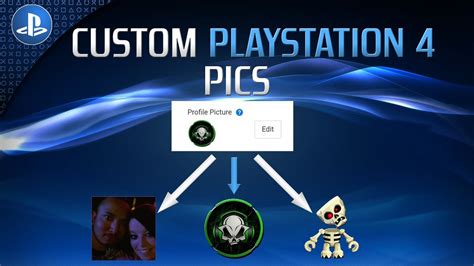 How To Get Custom Gamer Pics For Playstation 4 Youtube