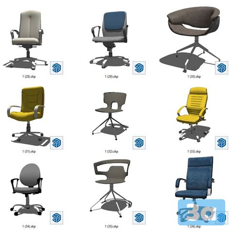 Ghe Van Phong 4 from SKETCHUP Models & Free Download