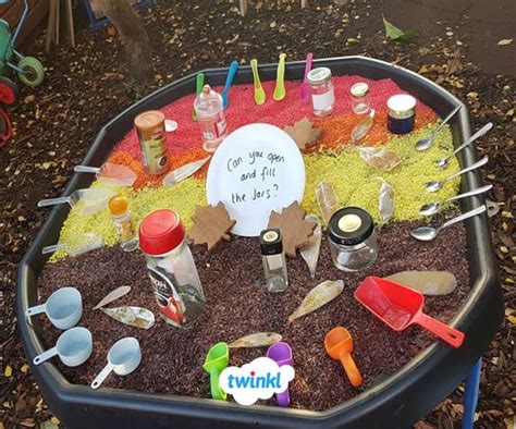 Autumn Tuff Tray Activity Perfect For Outdoor Classroom Day Ask