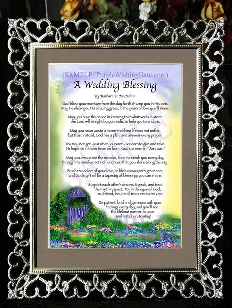 A Wedding Blessing The Forever T Blessing Poem Baby Blessing