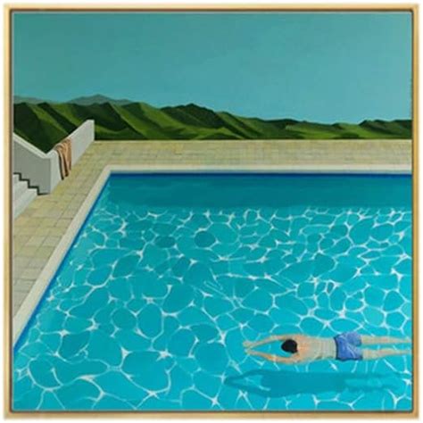 David Hockney A Bigger Splash Artist Fresh With Swimming Pool Home