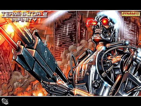 Terminator 2 Infinity Comic Terminator Machines Action Futuristic