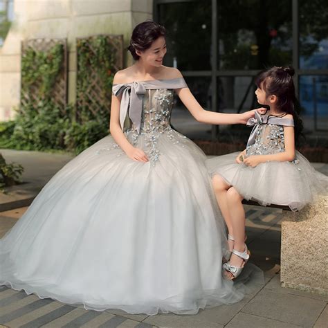 Mother And Daughter Matching Wedding Dresses Matching Mother Daughter
