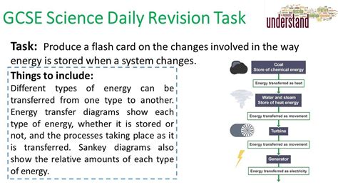Gcse Science Daily Revision Task 73 Energy In Stored Systems Youtube