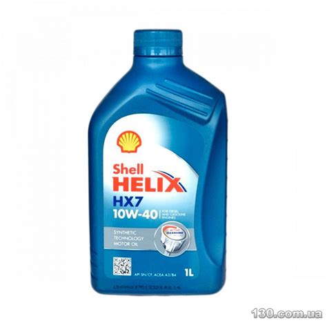 Shell Helix Hx7 10w 40 — Semi Synthetic Motor Oil — 1 L