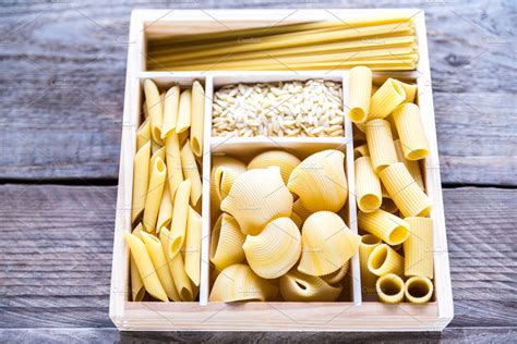 Various Types Of Pasta High Quality Food Images ~ Creative Market