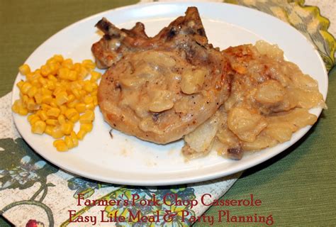 Potatoes are always a fantastic way to round out any meal. Easy Life Meal and Party Planning: Farmers Pork Chop ...