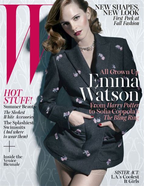 Emma Watson Covers W Magazine Wow Michael Thompson Emma Watson