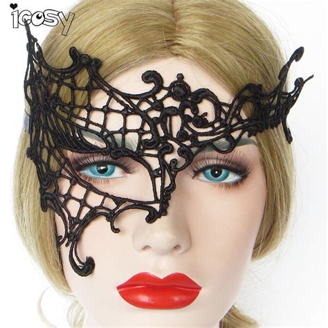 10pcslot Black Sexy Lady Half Face Eye Masks For Masquerade Carnival