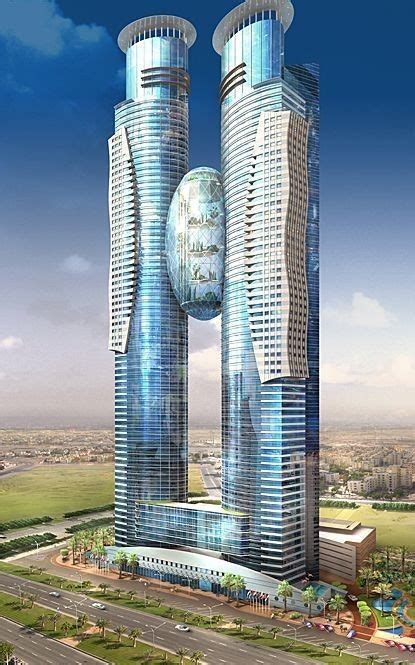 Dubai Tower Egg Beautiful Futuristic Architecture Skyscraper