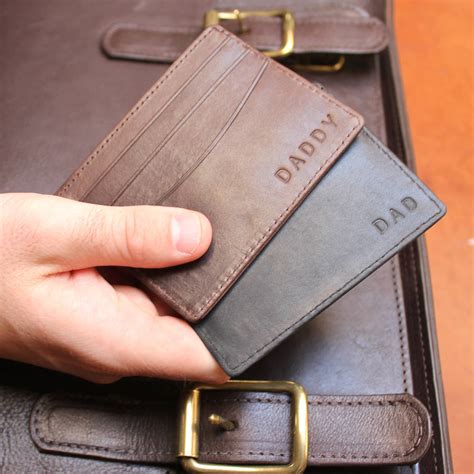 4.5 out of 5 stars. Vintage Personalised Leather Card Holder By The British ...