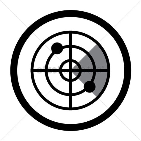Futuristic automotive technology with autonomous driving. Radar icon Vector Image - 1648806 | StockUnlimited