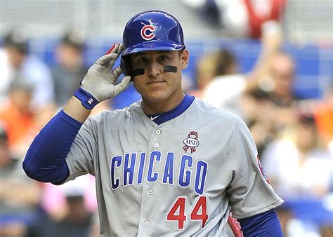 Anthony Rizzo Scratched With Back Tightness Cubs Fall To Brewers 5 4