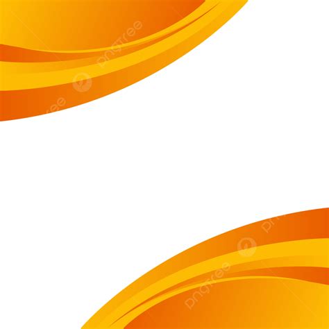 Formas Onduladas Naranjas Sobre Fondo Transparente Curvo Vector Libre Y