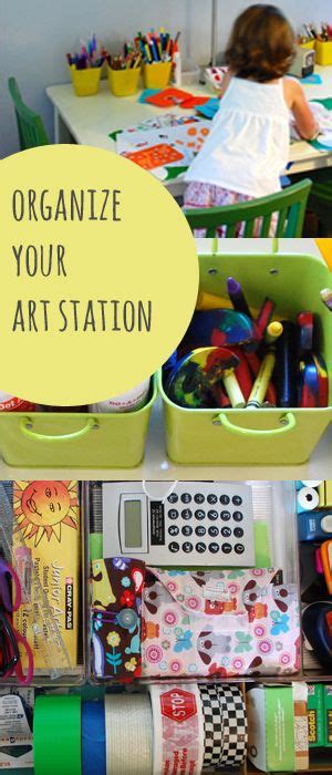 Well, if they were, your students might be bored to death. Organize Your Art Station | Art station, Organization ...