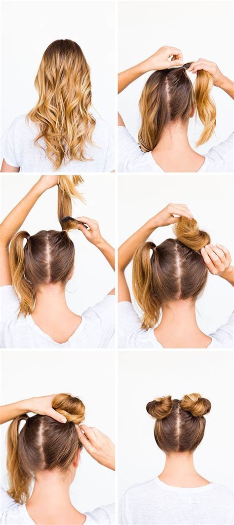 This How To Do Double Buns With Long Hair With Simple Style Best Wedding Hair For Wedding Day Part