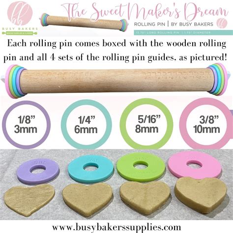 Rolling Pin Ringguide Sets Busy Bakers Supplies