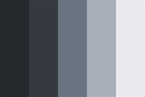 Bluish Grey Color Palette Where Would You Use This Color Palette