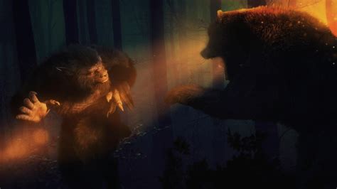Bear Vs Werewolf By Me Rimaginaryhorrors