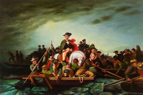 George Washington Crossing Delaware Painting