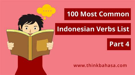 100 Verbs Every Indonesian Beginner Must Learn Part 4 Learn