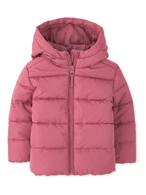 The Childrens Place Baby Toddler Girl Puffer Winter Jacket Coat