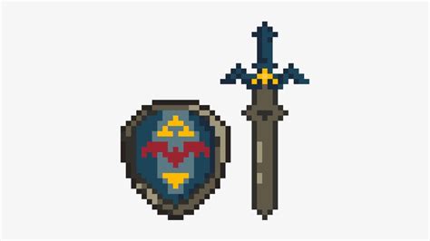 Zelda Sword Pixel Art