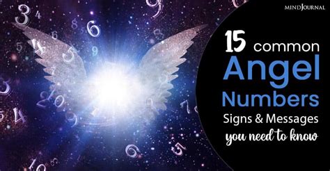 15 Common Angel Numbers Signs And Messages You Need To Know About
