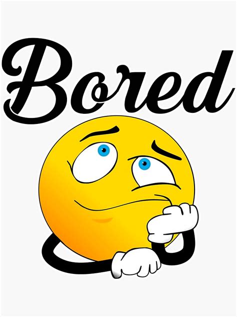 Bored Face Emoji Clipart Sticker For Sale By Kwisokobdi Redbubble