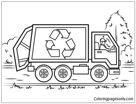 Explore 623989 free printable coloring pages for your kids and adults. Recycling Truck Coloring Pages - Nature & Seasons Coloring ...