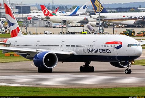 G Stbh British Airways Boeing 777 300er At London Heathrow Photo