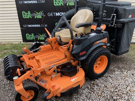 Detailed product information on the scag tiger cat commercial grade zero turn riding mower. 52IN SCAG TIGER CAT II COMMERICAL ZERO TURN WITH BAGGER ...
