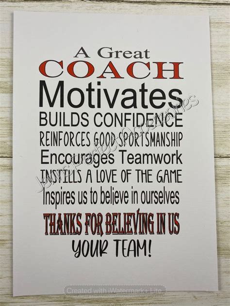 Personalized Soccer Coach Thank You Card Thanks Coach Soccer Etsy