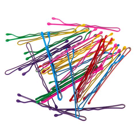 Neon Rainbow Bobby Pins 30 Pack Claires