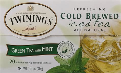 Twinings Green And Mint Cold Brewed Tea 20 Count Free Image Download