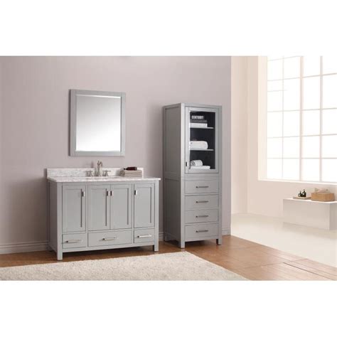 Avanity Modero 49 In Chilled Gray Undermount Single Sink Bathroom