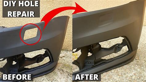 How To Fill Holes In Plastic Bumpers Youtube