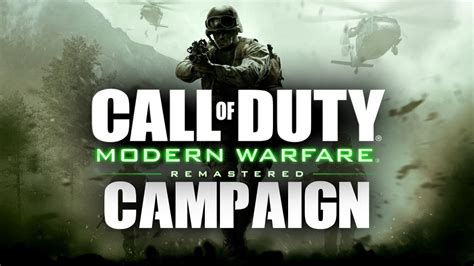Modern Warfare Remastered Campaign Gameplay Cod4 Remastered Campaign
