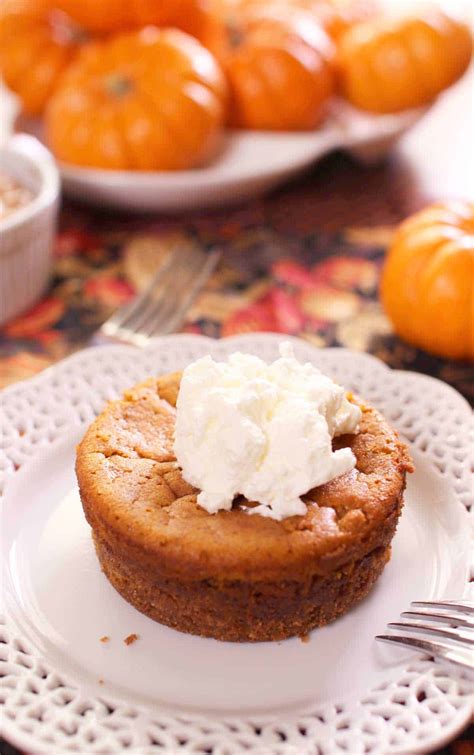 Easy Pumpkin Pie Recipe Single Serving One Dish Kitchen