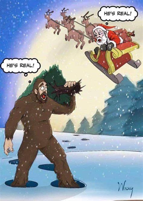 sasquatch funny bigfoot sasquatch holiday humor christmas humor merry christmas