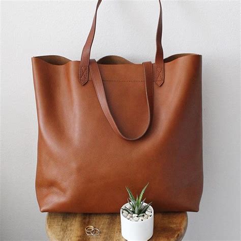 Oversized Tote Bag For Women Black And Brown Leather Totes Worthtryit