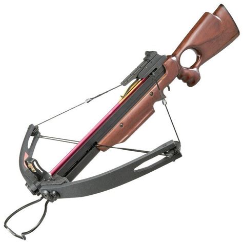 Spider Maximum Power 150lbs Compound Wood Stock Crossbow Crossbow