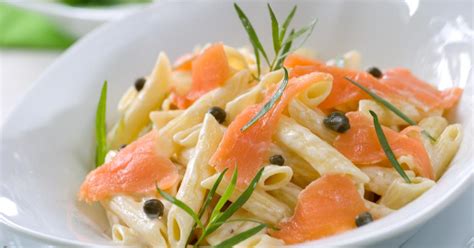 Recettes de pâtes au saumon