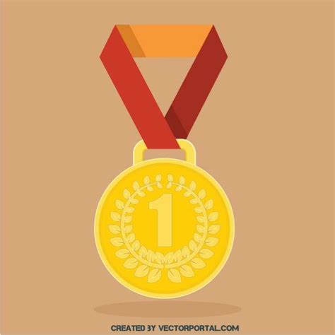 Gold Medal Image Royalty Free Stock Svg Vector