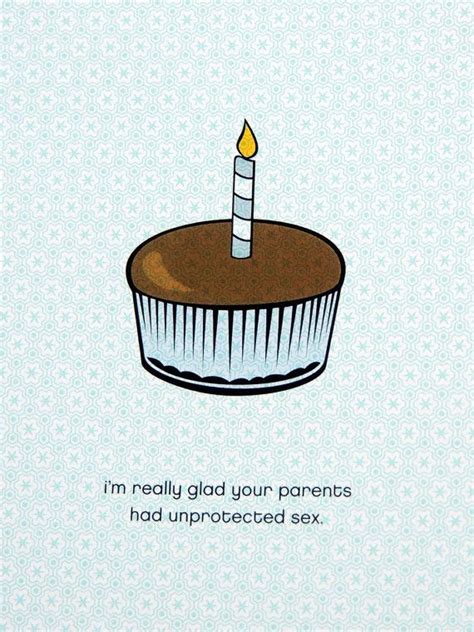 Funny Inappropriate Birthday Card Cupcake Unprotected Sex Etsy